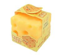 Cheese Squishys Toy | Cheese Block Squishys Toy | Unbreakable Soft Cheeses Block Stress Relief Squeeze Toys | Funny Cheeses Stress Ball Pinching Sensory Toys for Kids & Adults
