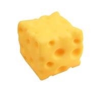 Cheese Sugar Cube Soft Sensory Toy, 6x6cm/7x7cm, Slow Rising Cheeses Fidget Toys, Brain Design Cheese Sensory Squeeze Ball, Lovely Unbreakable Cute Cheeses Cute Stress Toys, Gift For Adults & Kids