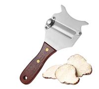 Cheese Truffle Slicer - Adjustable Stainless Steel Shaver with Wooden Handle | Multi Purpose Food Cutter for Cheese, Chocolate, Truffles, Mushrooms, Vegetables, Cob Grater Tool