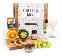 Cheese, White Wine, Crackers and Chutney Gift Set | Cheese & Wine Gift Hamper (White Wine & Cheese Gift Box)