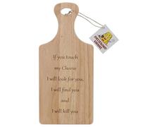 Cheeseboard Karaoke If You Touch My Cheese - Premium Wooden Cheese Board for Display and Serving - Elegant, Durable Wooden Boards