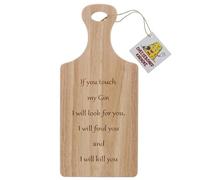 Cheeseboard Karaoke If You Touch My Gin - Premium Wooden Cheese Board for Display and Serving - Elegant, Durable Wooden Boards