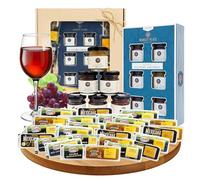 Cheeseboard Selection of 5 Different Cheese Varieties & 6 Chutneys. 25 Ilchester Cheese Individually Wrapped Portions. Hamper for Couples, Christmas Gifts for Women, Birthday Gifts Mens