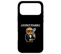 Cheeseburger In Spy Costume Licence To Grill Burger Lover Case for iPhone 17 Pro Max