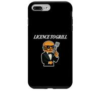 Cheeseburger In Spy Costume Licence To Grill Burger Lover Case for iPhone 7 Plus/8 Plus