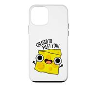 Cheesed To Meet You Funny Cheese Pun Case for iPhone 12 mini