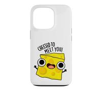 Cheesed To Meet You Funny Cheese Pun Case for iPhone 13 Pro