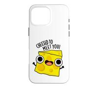 Cheesed To Meet You Funny Cheese Pun Case for iPhone 16 Pro Max