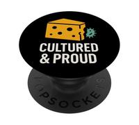 Cheesemaker Pride Funny Foodie Gift Cultured Grate Minds PopSockets Adhesive PopGrip