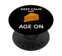 Cheesemaker Pride Funny Foodie Gift Cultured Grate Minds PopSockets Adhesive PopGrip