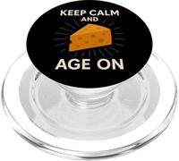 Cheesemaker Pride Funny Foodie Gift Cultured Grate Minds PopSockets PopGrip for MagSafe