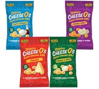 CheeseO's Crunchy Baked Cheese Snacks Multipack 4x20g - Cheddar Bites, Keto Snacks, High Protein Snack, Low Carb Gluten Free Vegetarian Savoury Snack Cheese Crisps
