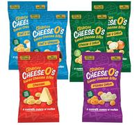 CheeseO's Crunchy Baked Cheese Snacks Multipack 6 X 20g - Cheddar Bites, Keto Snacks, High Protein Snack, Low Carb Gluten Free Vegetarian Savoury Snack Cheese Crisps