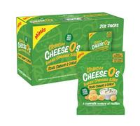 CheeseO's Minis Crunchy Baked Cheddar Bites - Keto Snacks - High-Protein Cheese Snacks - Sour Cream & Onion Multipack 20x10g - Low Carb -Gluten Free - Vegetarian