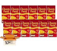 Cheesey Pasta Macaroni with Creamy Cheese Sauce - Quick & Easy Meal in 10 Minutes 190g (Pack of 12)