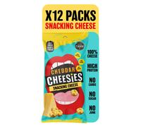 CHEESIES Crunchy Snacking Cheese Keto Snack. Sugar