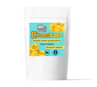 Cheesters - Crunchy 100% Cheese Snack I Freeze Dried Gouda Bites I Big Bag - 5 Servings I Zero Carbs I High in Protein I Gluten Free I Keto Snacks I Sugar Free I 80g
