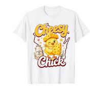 Cheesy Chick Dairy State Wisconsin T-Shirt
