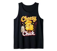 Cheesy Chick Dairy State Wisconsin Tank Top