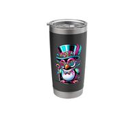 Cheesy Kitsch Aesthetic Penguin Lover Stuff Retro Penguin Stainless Steel Insulated Tumbler