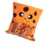 Cheesy Puff Plush Toy Cheese Pu-FFS Plush Pillow Throw Cute Puff Pillow Stuffed Soft Snack Pillow Stuffed Toy Kids Toy Birthday
