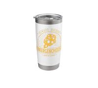 Cheesy Pun Design with Triple Funny Cheese Joke Stainless Steel Insulated Tumbler