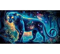 cheetah 1000 Pieces Jigsaw Puzzles for Adults Family Challenge Toys Jigsaw Puzzle Home Decors for Adults and Kids Age 12 Years Up 75x50cm/1000pcs