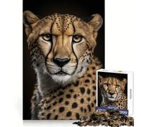 Cheetah AI Generative Jigsaw Puzzles for Adults1000 Piece Mental Exercise Peaceful Fun Snug Lock Great Gift (38x26cm)