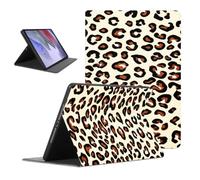 Cheetah Black Tablet Case for iPad 6th/5th Gen 2018/2017 9.7" | Trendy Brown Leopard Panther Aesthetic Design Flip PU Leather Stand Funda Adjustable Protective Cases for Women Men
