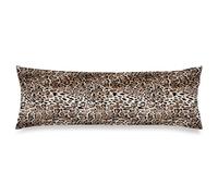Cheetah Body Pillow Cover 20"x54" Pillow Case Leopard Print Safari Wild Animals Skin Texure Long Pillow Cases Protector with Zipper Decorative Bedding Pillowcase Rectangle Soft Cushion Covers for Bed