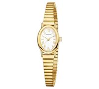 CHEETAH Classic Analogue Wristwatch in Silver: Water-Resistant Ladies’ Wristwatch with Movement - Adjustable Stainless Steel Bracelet in Old Money Style for Women (Gold White/Gold/Roman)