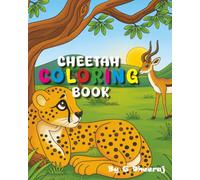 Cheetah Coloring Book