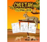 Cheetah Coloring Book for Kids: Great Cheetah Book for Boys, Girls and Kids. Perfect Leopard Coloring Book for Toddlers and Children who love to play and enjoy with cute wild animals