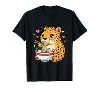 Cheetah Coquette Cute Kawaii Noodle Ramen T-Shirt