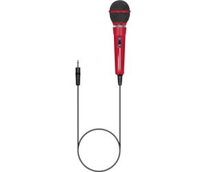 Cheetah Dynamic Handheld Karaoke Microphone with 3.5mm Plug Red - One Size