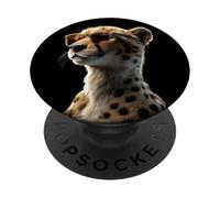 Cheetah Funny Big Cat I Love Cats Cute Cheetahs PopSockets Adhesive PopGrip