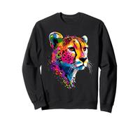 Cheetah Funny Big Cat I Love Cats Cute Cheetahs Sweatshirt