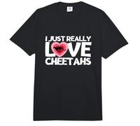 Cheetah I Just Really Love Cheetahs Comfort Colors Adult Heavyweight T-Shirt