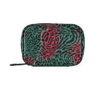 Cheetah Leopard Green Red Daily Tablet Pill Organiser Weekly Pill Box 7 Day Travel Small for Medicine Vitamin Supplement