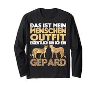 Cheetah Leopard Predator Cat Children's Costume Zoo Keeper Long Sleeve T-Shirt