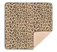 Cheetah Leopard Print Skin Large Stylish Baby Play Mat for Floor Cozy Breathable Baby Crawling Mat for Baby Kids Toddlers Infants, 50'' x 50''