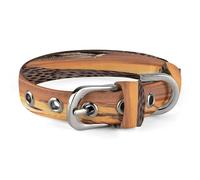 Cheetah Looking Out Over Savanna with Sunset Dog Collar Adjustable Pet Collar Stainless Steel D-Ring Collar Oxford Cloth Cat Collar Strap with Metal Buckle for Small Medium Dog