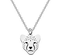 Cheetah Necklace Cheetah Jewelry Cheetah Pendant Necklace Animal Lover Gift Cheetah Gift Safari Themed Gift Big Cat Necklace (Cheetah Ne)