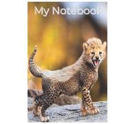 Cheetah Notebook: cute cheetahs gift for young kids that love big cats and nature (blank lined notebook) cheetah diary / cheetah journal