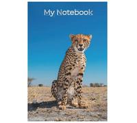 Cheetah Notebook: cute cheetahs gift for young kids that love big cats and nature (blank lined notebook) cheetah diary / cheetah journal