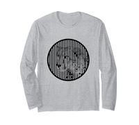 Cheetah Op Art Minimalist Wildlife Design Long Sleeve T-Shirt
