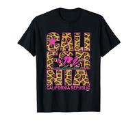 Cheetah Pink California Republic T-Shirt T-Shirt