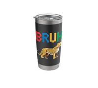 Cheetah Print Stuff Building Blocks Brick Builder Cheetah Stainless Steel Insulated Tumbler