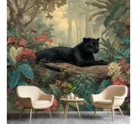 Cheetah Wallpaper, Jungle Animal Wallpaper, Waterproof Not Self Adhesive Wall Paper Leopard Artwork for Living Room Bedroom Kitchen Office Decor 59" x 39" &o0239