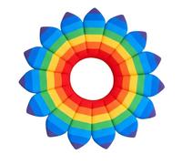 CheetahBoo Flower Rainbow Dog Flower Costume Dogs XS XXL Pride Bandana Collar Birthday Gay Halloween Costumes, L